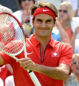 Roger Federer tokrat brezhibno v osmino finala OI v Londonu!!