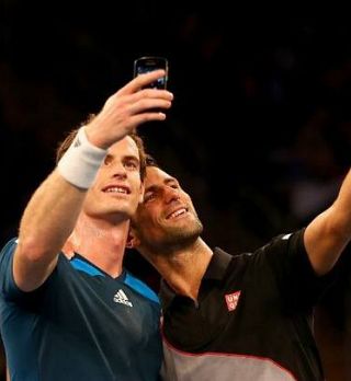 FOTO! Novak Djokovič in Andy Murray zabavala gledalce v New Yorku!