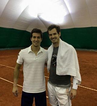 Aljaž Bedene pripravljal Andya Murraya za finale Davisovega pokala