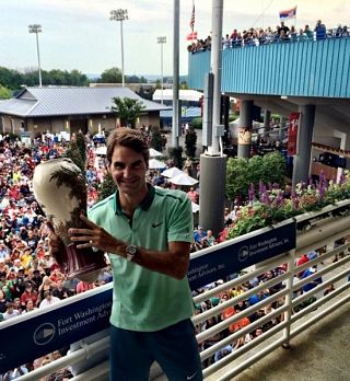 Teniški maestro Roger Federer 'ščaral' še 16. zmago nad Ferrerjem in 6. naslov v Cincinnatiju!