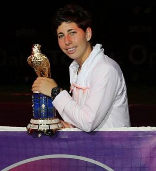 Carla Suarez-Navarro zdržala in v Dohi prišla do največjega naslova v karieri