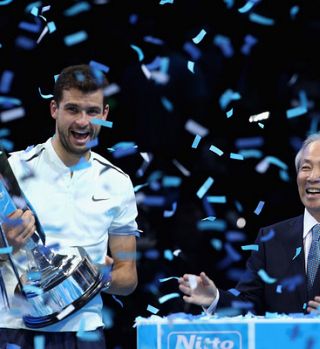 Grigor Dimitrov zaključil najboljšo sezono v karieri s slavjem v Londonu