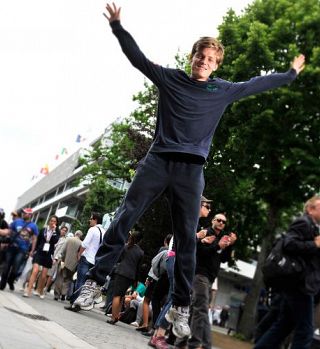 Srečni poraženec David Goffin, finalist OP Ljubljane 2010, se bo pomeril z Rogerjem Federerjem!