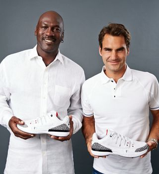 VIDEO! Roger Federer in Michael Jordan promovirala športne copate!