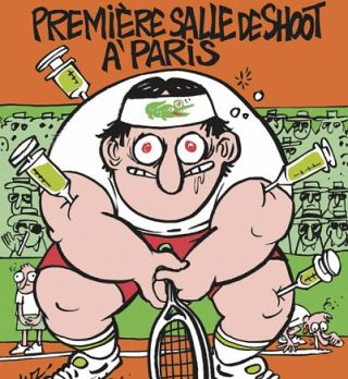 FOTO: Charlie Hebdo 'udaril' po Rafaelu Nadalu?