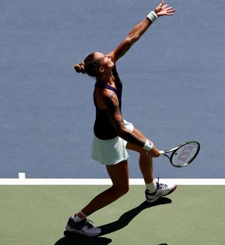 Hercogova na največjem teniškem stadionu Arthur Ashe ostala brez dobljene igre in predala