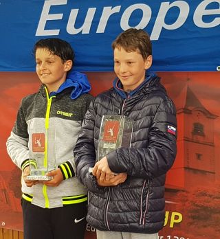 Matic Hribar slavil v slovenskem finalu na Tennis Europe do 12 let v Čakovcu