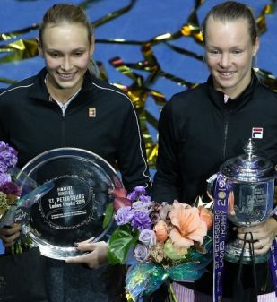 Nizozemka Kiki Bertens zmagala na WTA turnirju v Sankt Peterburgu