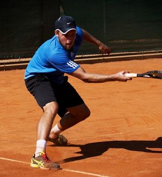 Tom Kočevar-Dešman v polfinalu futuresa v Brčkem