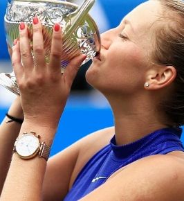 Kvitova povratek že začinila s slavjem v Birminghamu