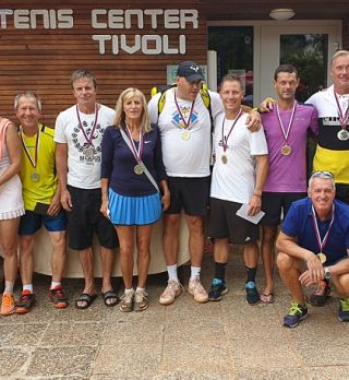 Tivoli fantastično organiziral mednarodni veteranski turnir serije ITF