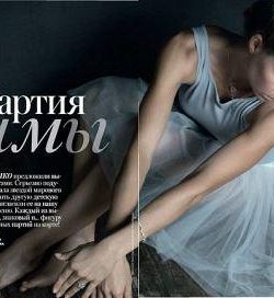 FOTO! Marija Kirilenko predstavljena v aprilski številki revije InStyle Russia!