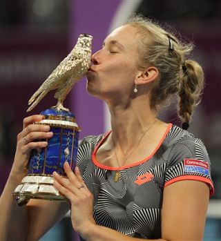 Elise Mertens v Dohi prvič v karieri do naslova na WTA turnirju serije Premier