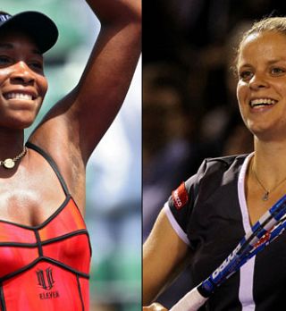 FOTO! V kaj sta se oblekli Venus Williams in Kim Clijsters na OP ZDA!