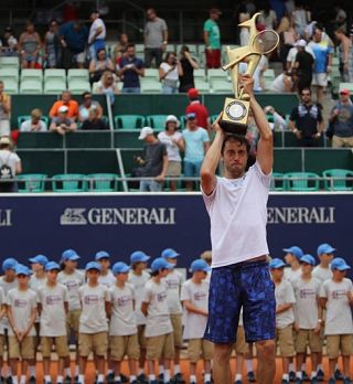 Pred leti junak Ljubljane, sedaj pri 34-letih prvič zmagovalec ATP turnirja v Kitzbühlu