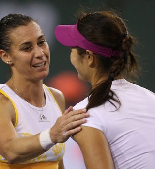 Neverjetna Flavia Pennetta za finale Indian Wellsa šokirala še Lijevo!