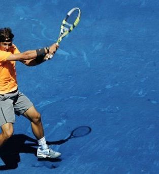 Rafael Nadal kralj rdečega peska, padel na modrem!