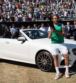 Stuttgart: Pouille do prve lovorike na travi in tretje v karieri