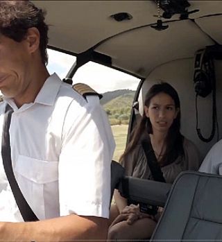 VIDEO! Rafael Nadal kot pilot helikopterja prestrašil potnike!