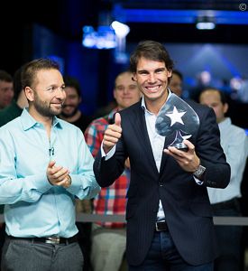 FOTO! Rafael Nadal na svojem debiju osvojil poker turnir v Pragi!