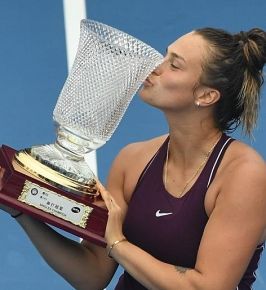 Sabalenka že na začetku leta v izjemni formi. Slavila je v Šenzenu.