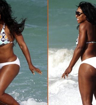 FOTO! Serena Williams je pokazala obline na plaži Miamija!