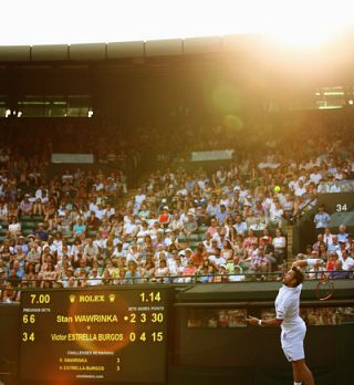 Nole in Stan rutinsko v 3. krog Wimbledona, kjer so namerili rekordno temperaturo