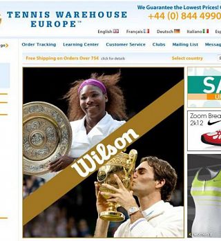 TENNIS WAREHOUSE EUROPE IN TENISPORTAL.SI RAZŠIRILA SODELOVANJE