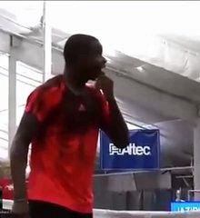 VIDEO! Ameriški teniški up Frances Tiafoe zgrešil 