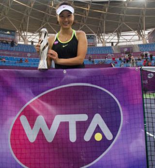 Kitajka Šuaj Peng v domačem Tianjinu do prvenca na WTA turneji