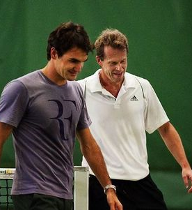 Roger Federer povabil na trening v Dubaj Stefana Edberga!