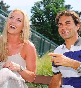 VIDEO! Roger Federer postavil izziv za Lindsay Vonn!