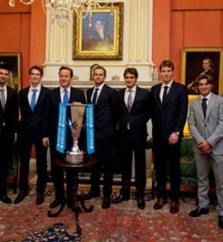 FOTO! Britanski premier David Cameron sprejel najboljše teniške igralce na svetu!