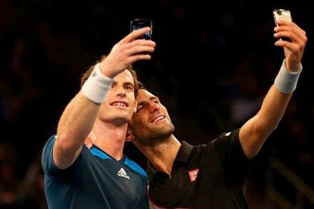 FOTO! Novak Djokovič in Andy Murray zabavala gledalce v New Yorku!