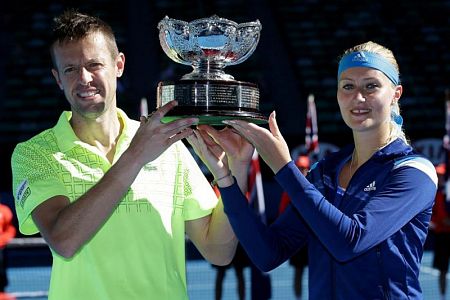 Daniel Nestor in Kristina Mladenovič osvojila mešane pare!