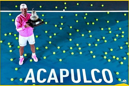 Rafael Nadal tudi ne popušča, deklasiral konkurenco v Acapulcu!