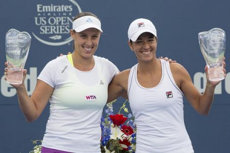 Izjemna Andreja Klepač kar do naslova v dvojicah na WTA Premier turnirju v Connecticutu!