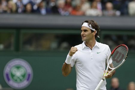 Roger Federer poskrbel za nove zgodovinske rekorde - 33. zaporedni četrtfinale na grand slamih