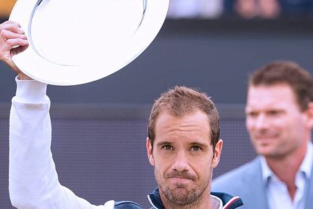 Richard Gasquet dobil vsefrancoski finale v travnatem Hertogenboschu