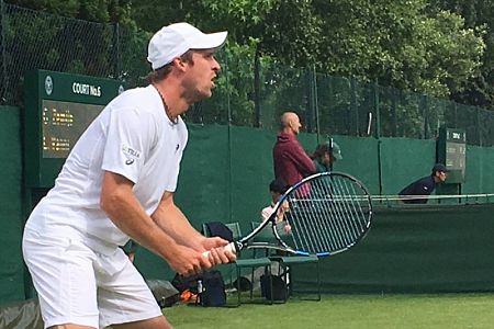 Grega Žemlja podal slovo Wimbledonu v 2. krogu kvalifikacij