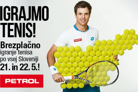 »IGRAJMO TENIS!« po vsej Sloveniji