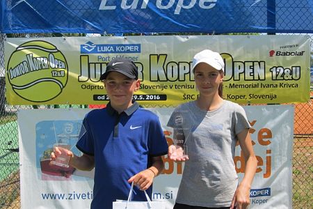 9.Luka Koper Junior Open v roke Slovencu in Ukrajinki