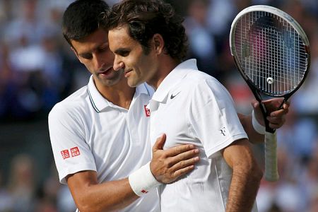 Djokovič:Federer najboljši dvoboj na grand slam turnirjih v letu 2014!