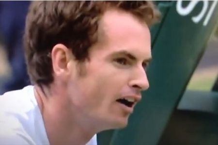 VIDEO! Frustrirani Andy Murray klel pred tv kamero v Wimbledonu!