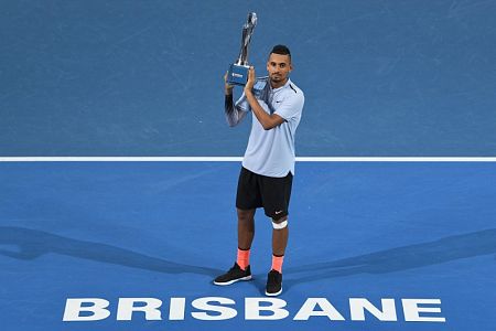 Nick Kyrgios slavil v domačem Brisbanu