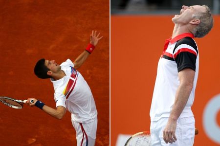 Presenečenje! John McEnroe prišel sredi treninga k Novaku Djokoviču!