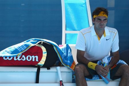 Roger Federer v Melbournu 'krade' brisače!