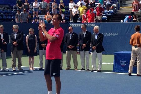 Lukaš Rosol v finalu Winston-Salema ubranil dve zaključni točki poljski 'raketi' Janowiczu!