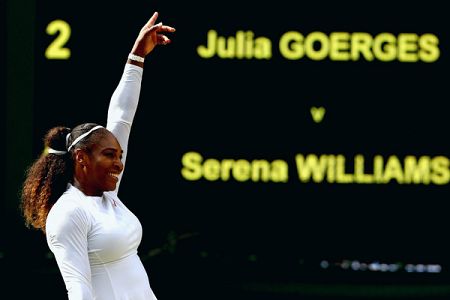 Neuničljiva Serena v desetem finalu Wimbledona