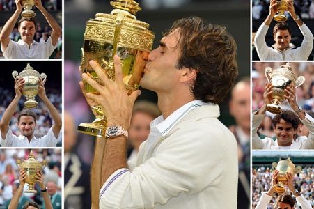 Humanitarna organizacija do velike vsote denarja po Federerjevi 7. zmagi na Wimbledonu!